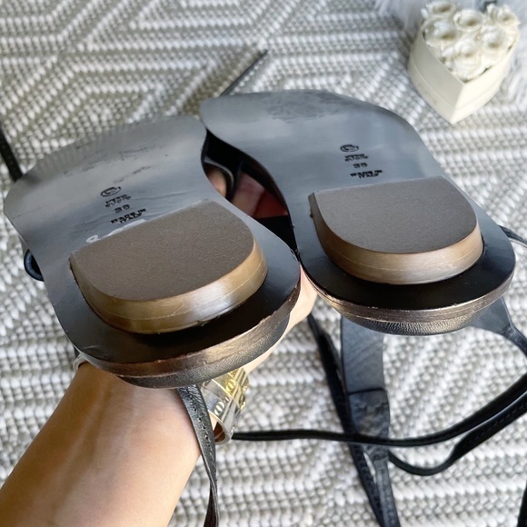 🆕 3.1 Phillip Lim Leather Lace Up Sandals - Picture 8 of 11